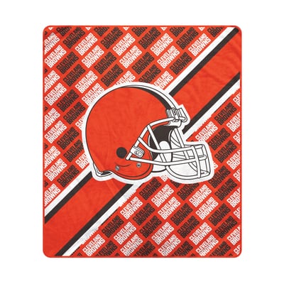 Cleveland Browns Pegasus 60" x 70" Diagonal Lined Wordmark Ultra Soft Blanket