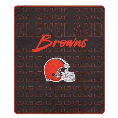 Cleveland Browns Pegasus Echo Script Fade 50" x 60" Ultra Soft Throw Blanket