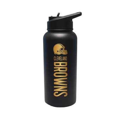 Cleveland Browns The Memory Company 32oz. Stainless Steel Gold Lettering Tumbler