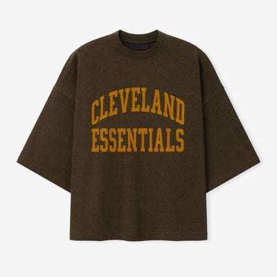 Cleveland Browns Fear of God x NFL Unisex Merch T-Shirt - Brown