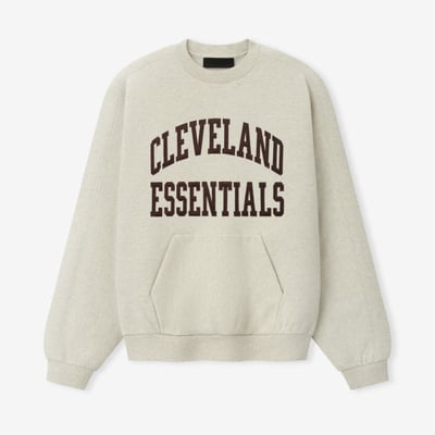 Cleveland Browns Fear of God x NFL Unisex 90s Relaxed Sweatshirt - Oatmeal