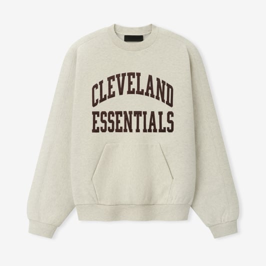 Cleveland Browns Fear of God x NFL Unisex 90s Relaxed Sweatshirt - Oatmeal