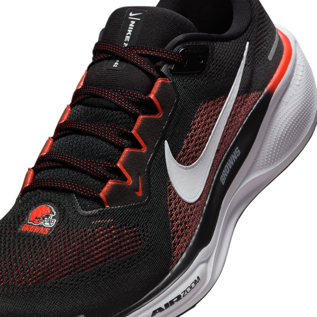 Unisex Nike Black Cleveland Browns Zoom Pegasus 41 Running Shoes display picture 2