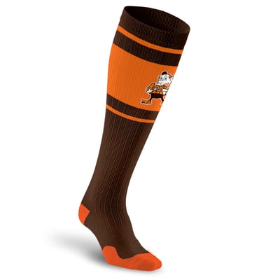 Cleveland Browns PRO Compression Unisex  Throwback Over-the-Calf Compression Socks