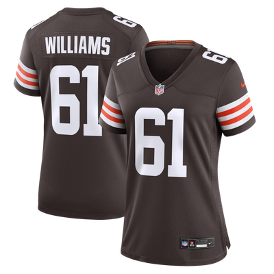 Chris Williams Cleveland Browns Nike Women's Team Game Jersey - Brown
