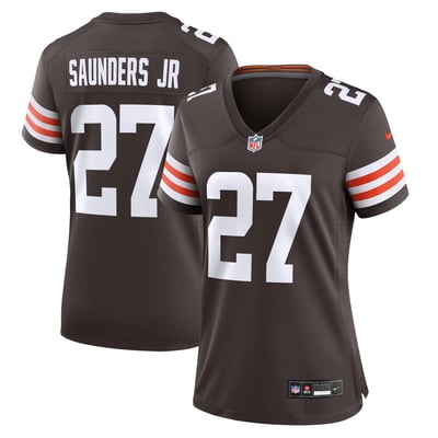 John Saunders Jr Cleveland Browns Nike Women's Team Game Jersey - Brown