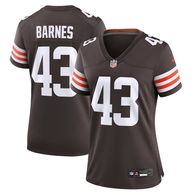 Krys Barnes Cleveland Browns Nike Women's Team Game Jersey - Brown