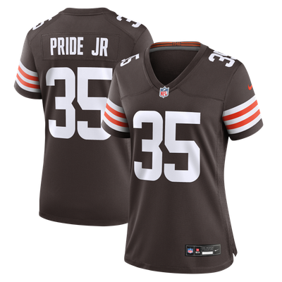 Toriano Pride Jr. Cleveland Browns Nike Women's Team Game Jersey - Brown