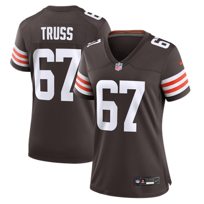 Xavier Truss Cleveland Browns Nike Women's Team Game Jersey - Brown