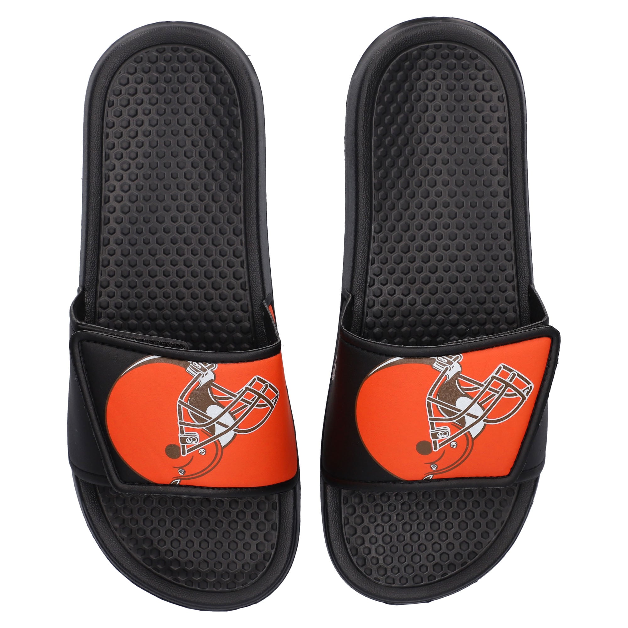 Cleveland Browns FOCO Youth Colorblock Big Logo Legacy Slide  display picture 2