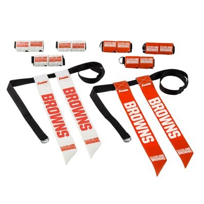 Cleveland Browns Franklin Sports Youth NFL Flag Football Set