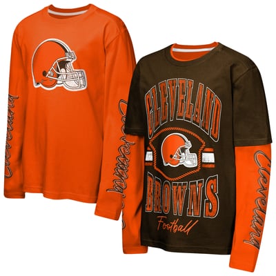 Cleveland Browns Outerstuff Youth Motion Combo Set - Brown/Orange