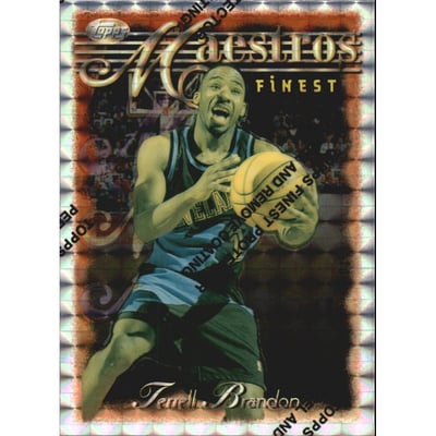 1996-97 Finest Refractors #108 Terrell Brandon S