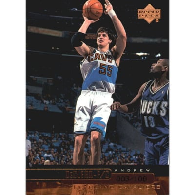 1999-00 Upper Deck Bronze #203 Andrew DeClercq