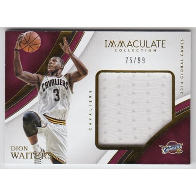 2016-17 Immaculate Collection Special Event Materials #17 Dion Waiters/99