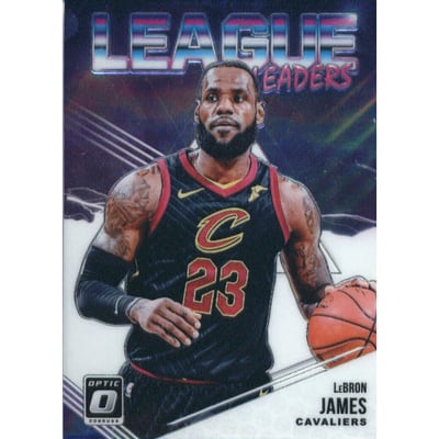 2018-19 Donruss Optic League Leaders #9 LeBron James