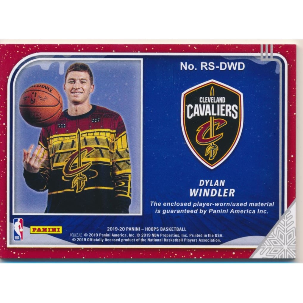 2019-20 Hoops Rookie Sweaters #4 Dylan Windler