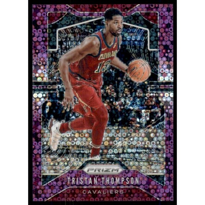 2019-20 Panini Prizm Prizms Fast Break Purple #72 Tristan Thompson