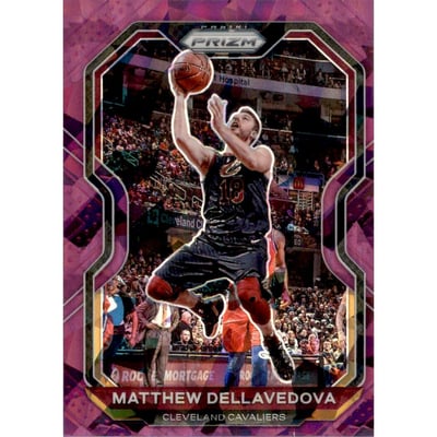 2020-21 Panini Prizm Prizms Purple Ice #57 Matthew Dellavedova