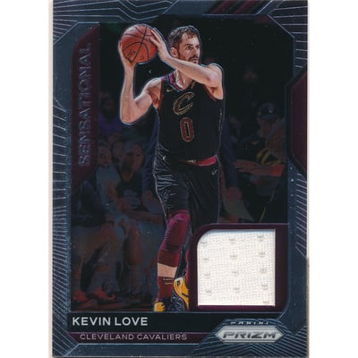 2020-21 Panini Prizm Sensational Swatches #41 Kevin Love