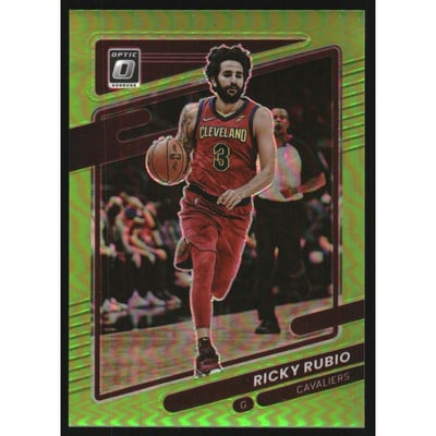 2021-22 Donruss Optic Lime Green #134 Ricky Rubio