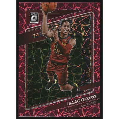 2021-22 Donruss Optic Pink Velocity #99 Isaac Okoro