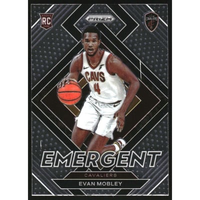 2021-22 Panini Prizm Emergent #9 Evan Mobley