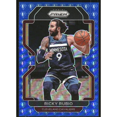 2021-22 Panini Prizm Prizms NBA 75th Anniversary #96 Ricky Rubio