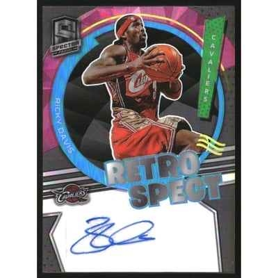2021-22 Panini Spectra RetroSpect Autographs #27 Ricky Davis/99