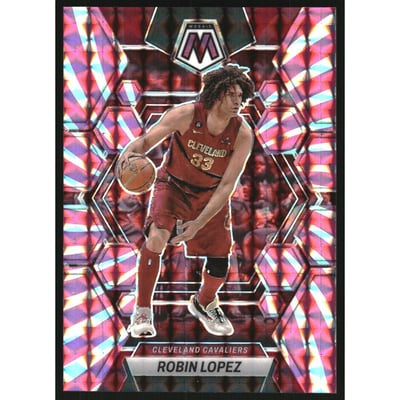2022-23 Panini Mosaic Mosaic Pink Swirl FOTL #200 Robin Lopez