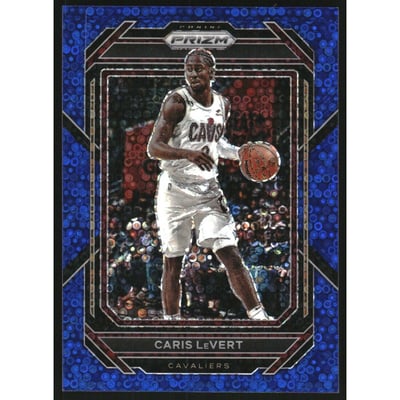 2022-23 Panini Prizm Prizms Fast Break Blue #77 Caris LeVert