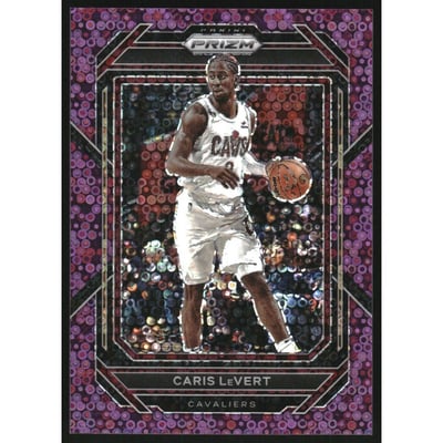 2022-23 Panini Prizm Prizms Fast Break Purple #77 Caris LeVert