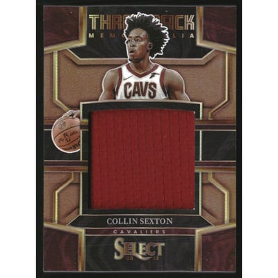 2022-23 Select Throwback Memorabilia Copper Prizms #19 Collin Sexton