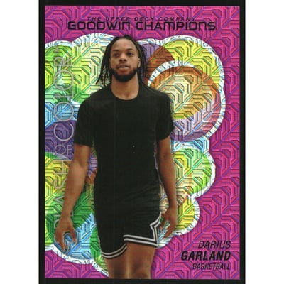 2023 Upper Deck Goodwin Champions Platinum Pink Traxx #SCP98 Darius Garland SC