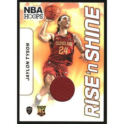 2024-25 Hoops Rise N Shine Memorabilia #25 Jaylon Tyson