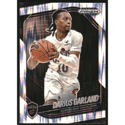 2024-25 Panini Prizm Black Prizms Skewed #79 Darius Garland