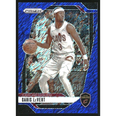 2024-25 Panini Prizm Prizms Blue Shimmer FOTL #71 Caris LeVert