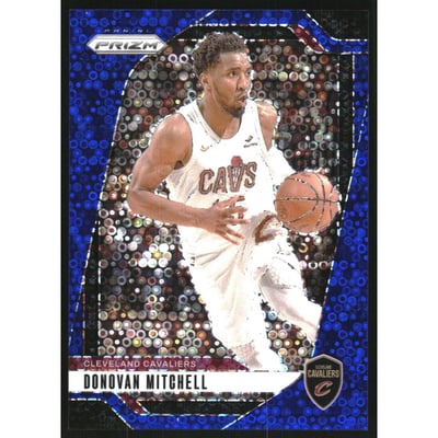 2024-25 Panini Prizm Prizms Fast Break Blue #155 Donovan Mitchell
