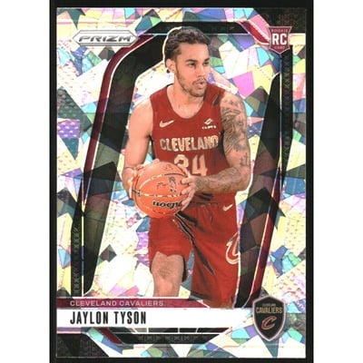 2024-25 Panini Prizm Prizms Ice #228 Jaylon Tyson