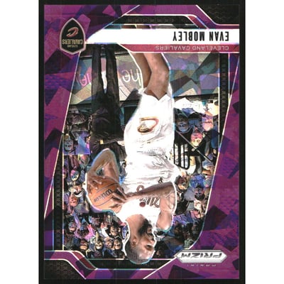 2024-25 Panini Prizm Prizms Purple Ice #148 Evan Mobley