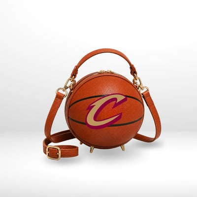 Cleveland Cavaliers by Jill Martin Basketball Crossbody Fan Bag