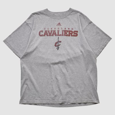 Cleveland Cavaliers Adidas 2010s T-shirt - Heather Gray - L by Fanatics Real Vintage