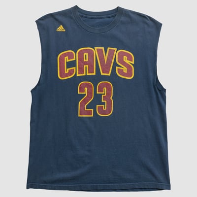 Cleveland Cavaliers Adidas 2010s Tank - Navy - 2XL by Fanatics Real Vintage