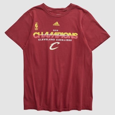 Cleveland Cavaliers Adidas 2015 T-shirt - Red - S by Fanatics Real Vintage