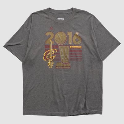 Cleveland Cavaliers Adidas 2016 T-shirt - Charcoal - 2XL by Fanatics Real Vintage