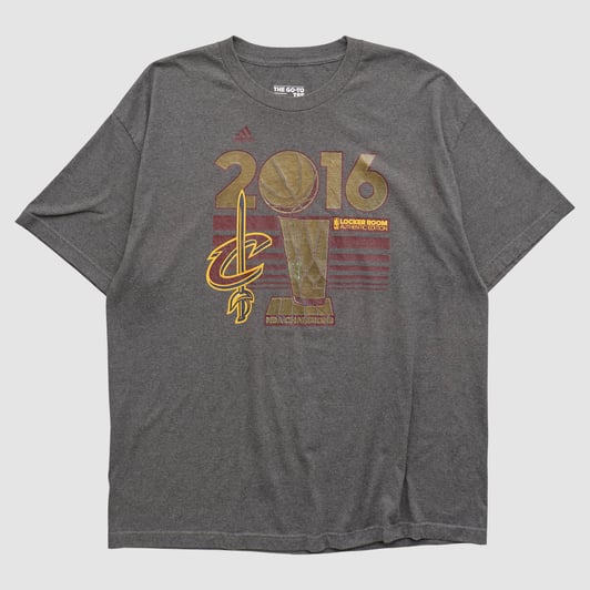 Cleveland Cavaliers Adidas 2016 T-shirt - Charcoal - 2XL by Fanatics Real Vintage