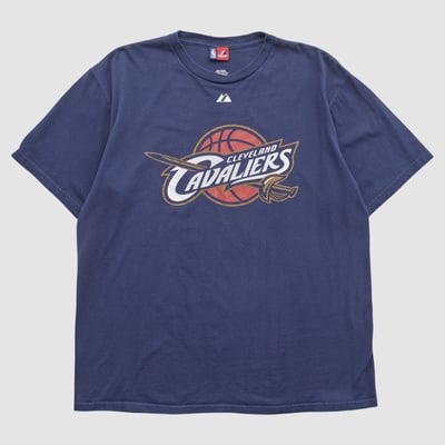 Cleveland Cavaliers Majestic 2000s T-shirt - Navy - 2XL by Fanatics Real Vintage