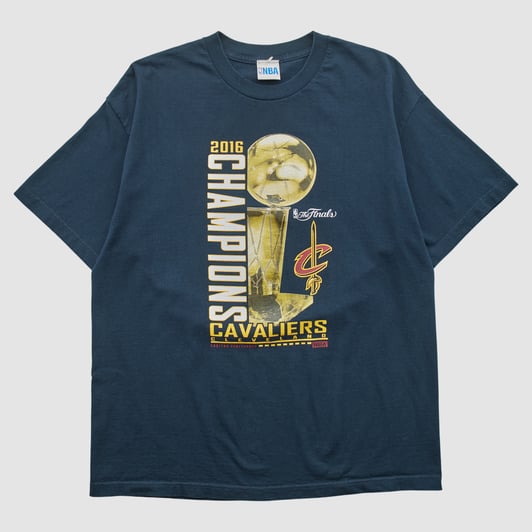 Cleveland Cavaliers NBA 2016 T-shirt - Navy - XL by Fanatics Real Vintage