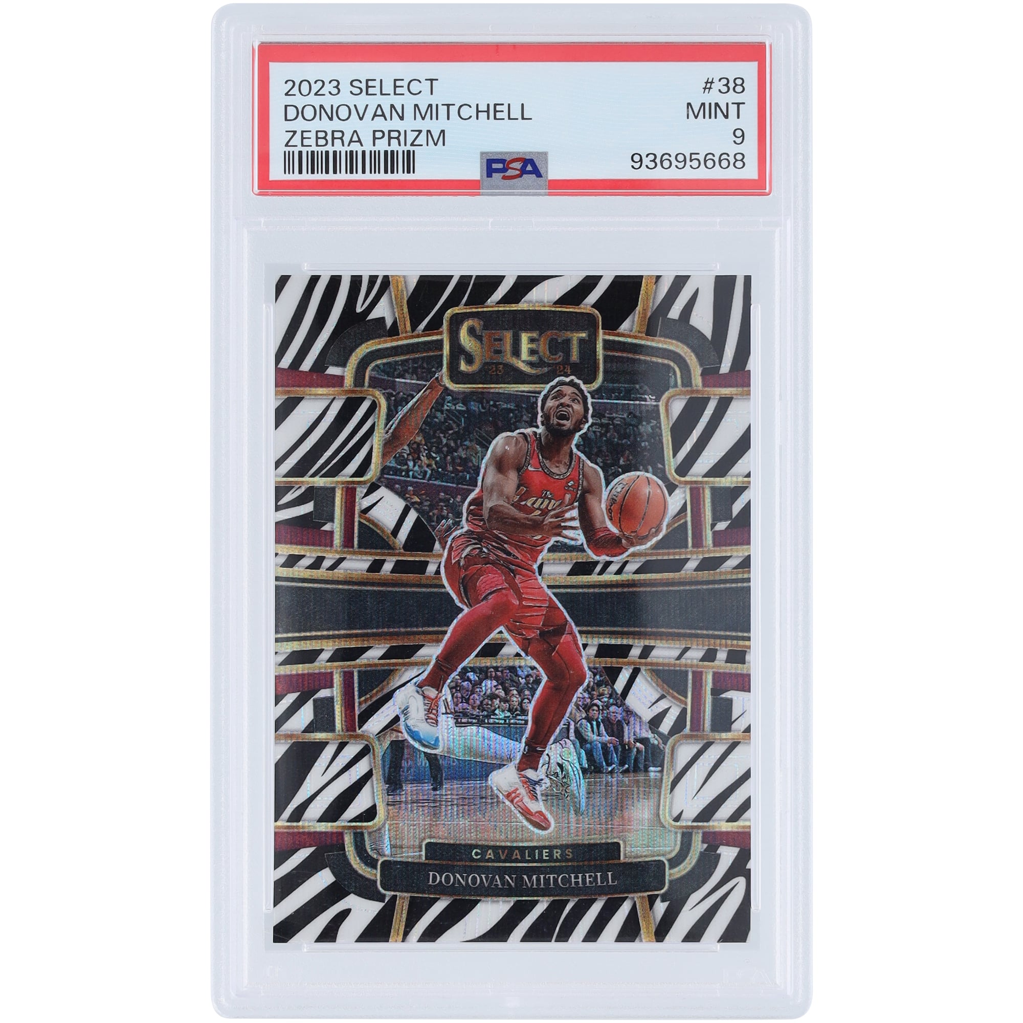Donovan Mitchell Cleveland Cavaliers 2023-24 Panini Select Zebra 