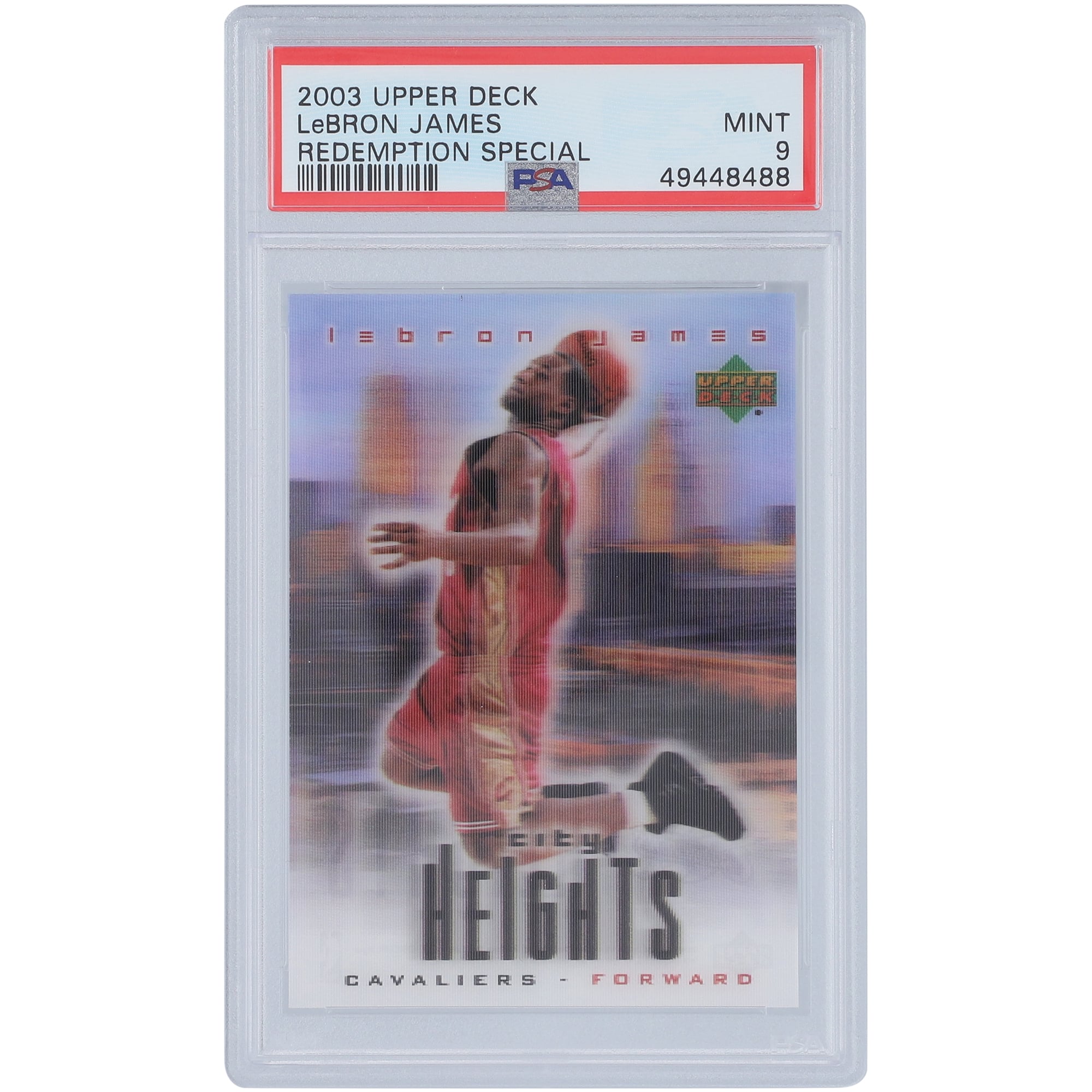 Cleveland Cavaliers LeBron James 2003 Upper Deck City Heights 